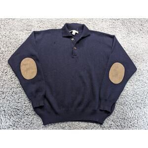 Tricots St Raphael Sweater Mens Large Blue Preppy Casual Classiccore Pullover